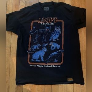 Steven Rhodes. Adopt a Familiar. T-Shirt. Large.